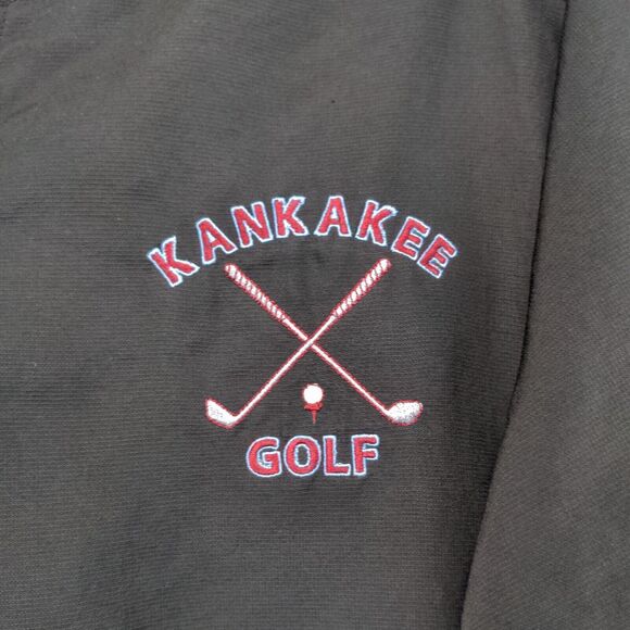 Nike Team Kankakee Golf Jacket Men's XL Long Sleeve Black 1/4 Zip Polyester - Picture 4 of 15